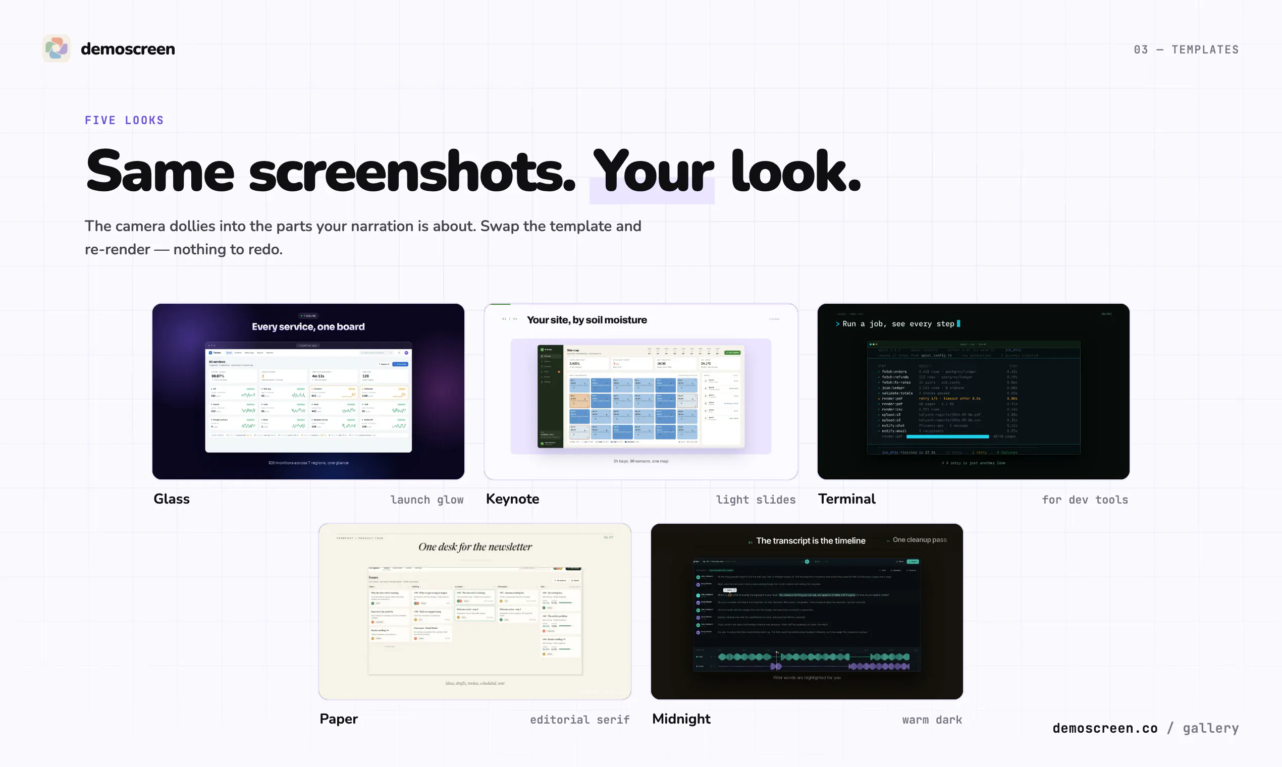 DemoScreen gallery image