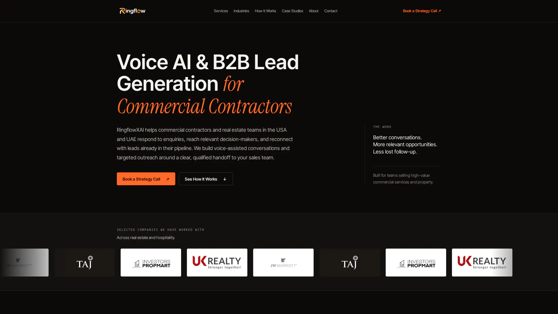 RingflowXAI — AI Voice & lead Generation gallery image