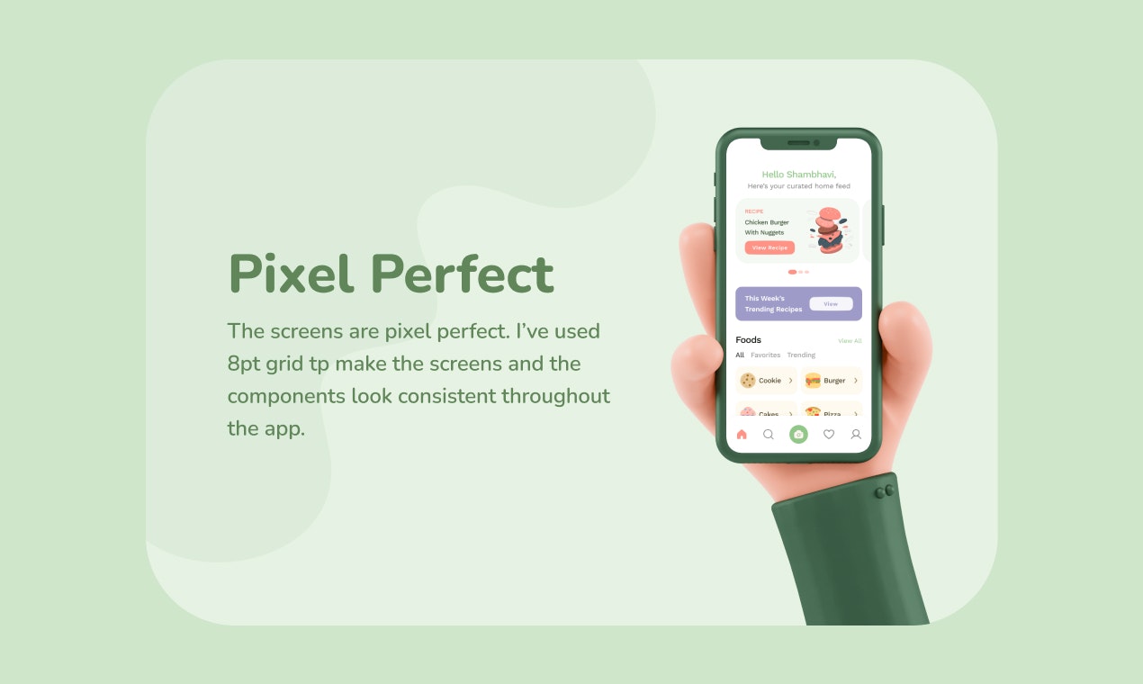 kcal - Nutrion App UI KIt gallery image