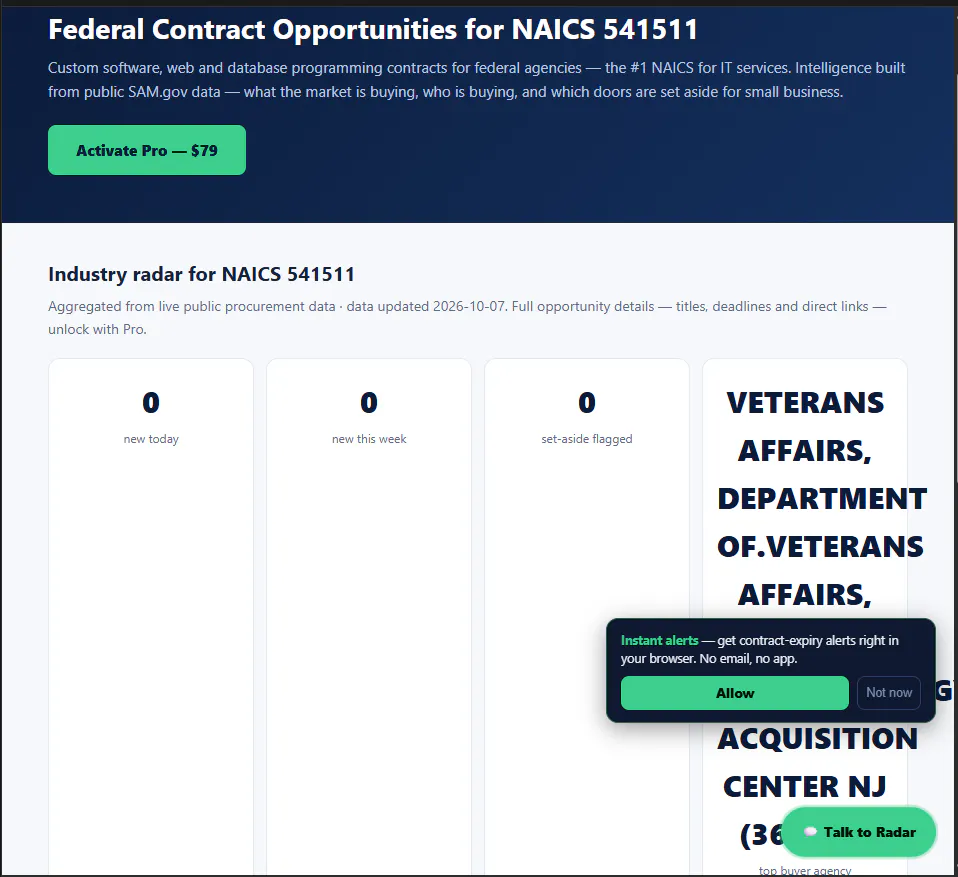 GovContract Radar gallery image