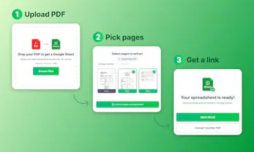 PDF to Google Sheets gallery image