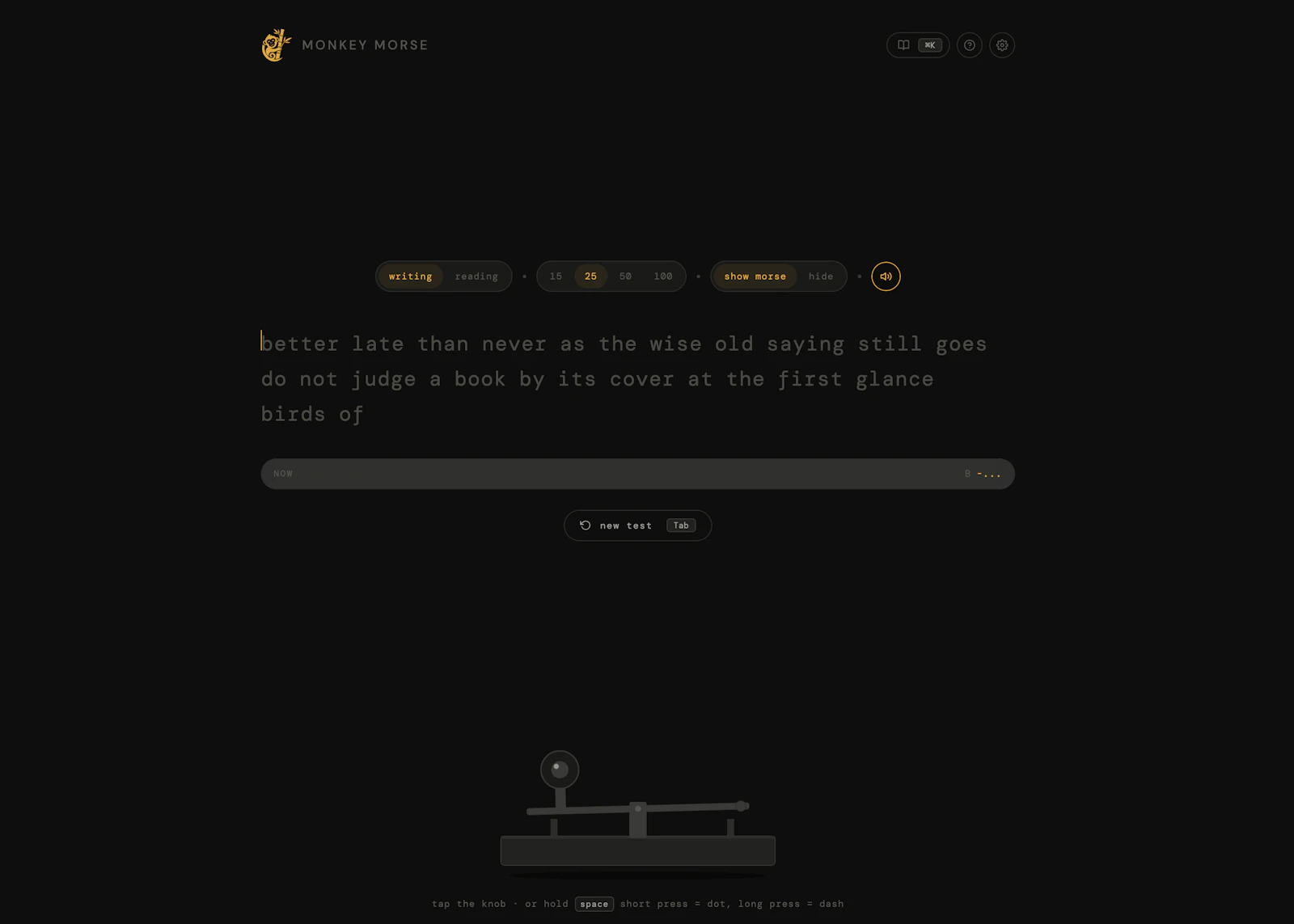 Monkey Morse screenshot 2