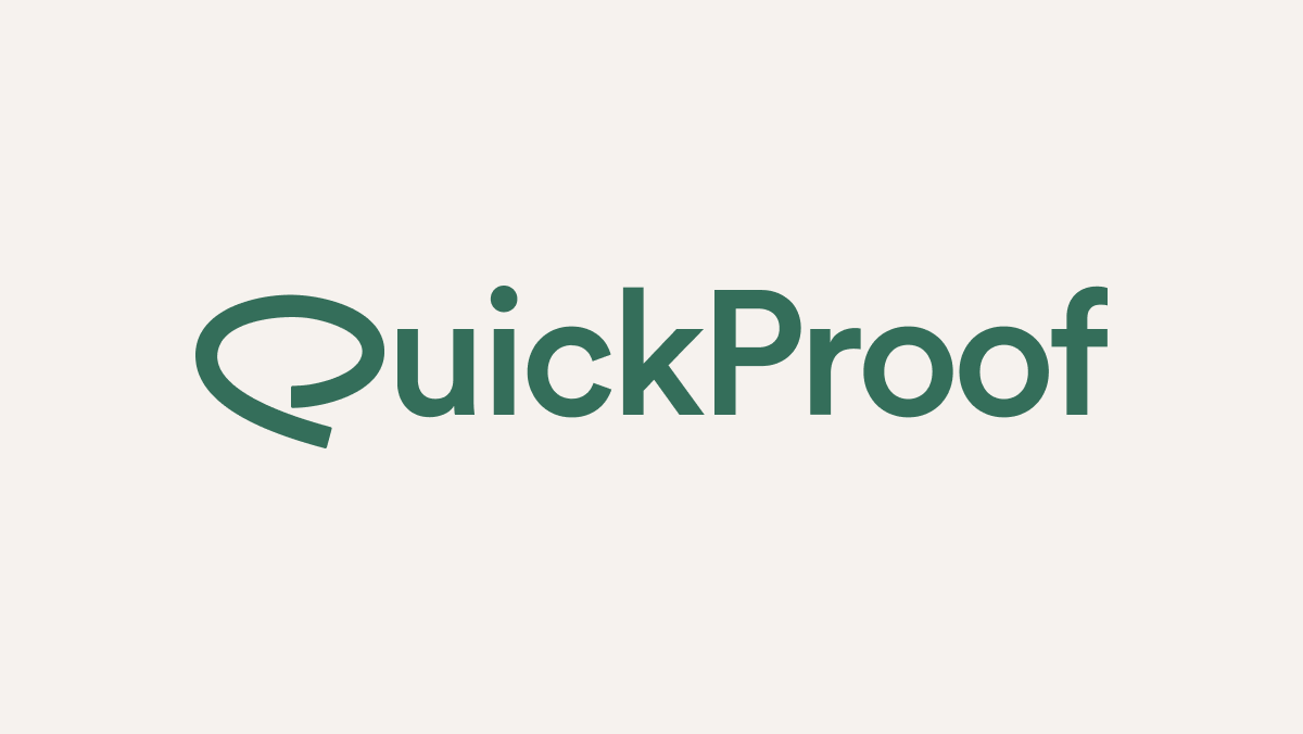 QuickProof - Main product screenshot demonstrating key features and user interface