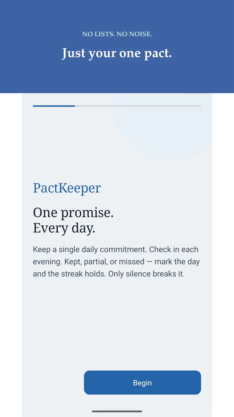 PactKeeper - One promise. Every day. screenshot 3