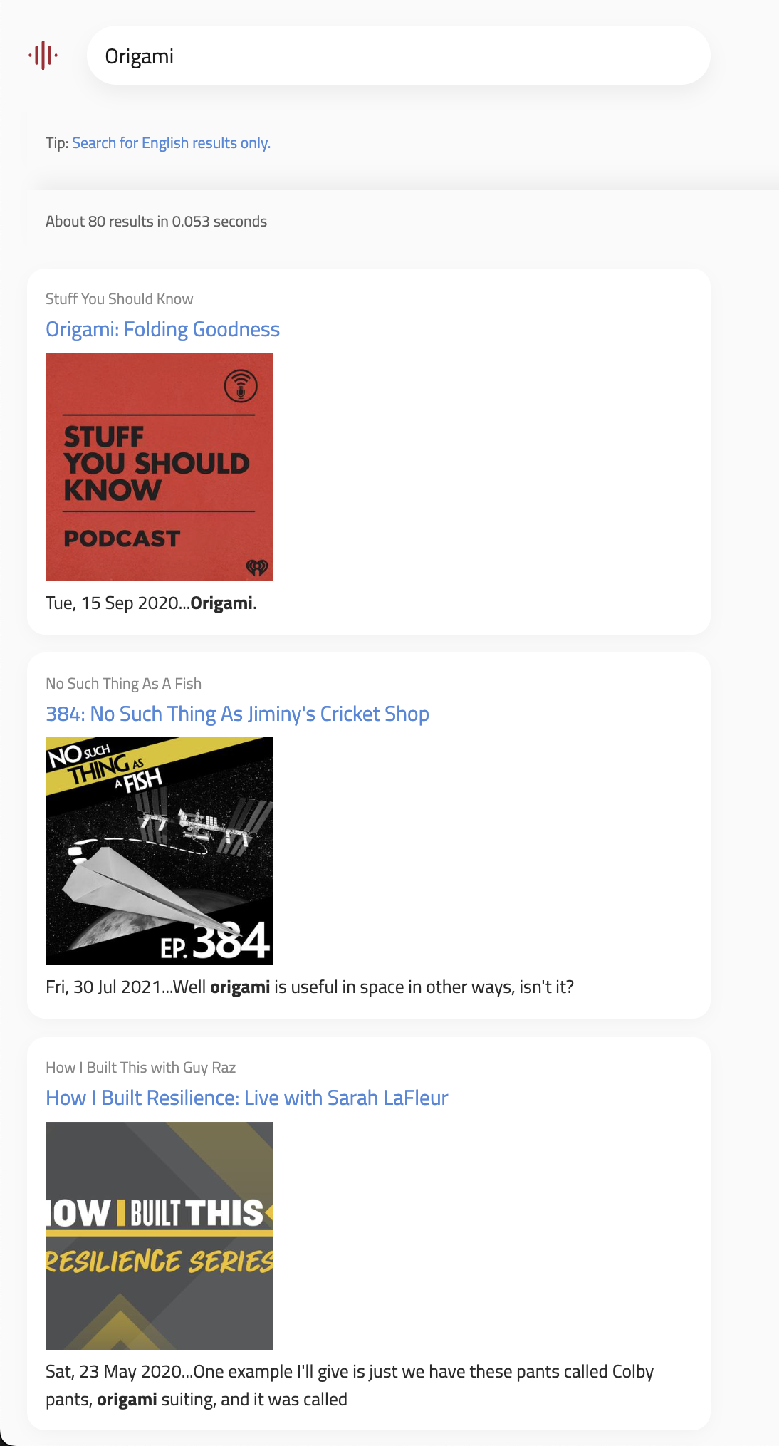 พอดกราฟ - ใน Episode Podcast Search Engine media 6