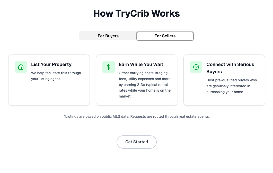 TryCrib - Screenshot 3 showing product features and functionality