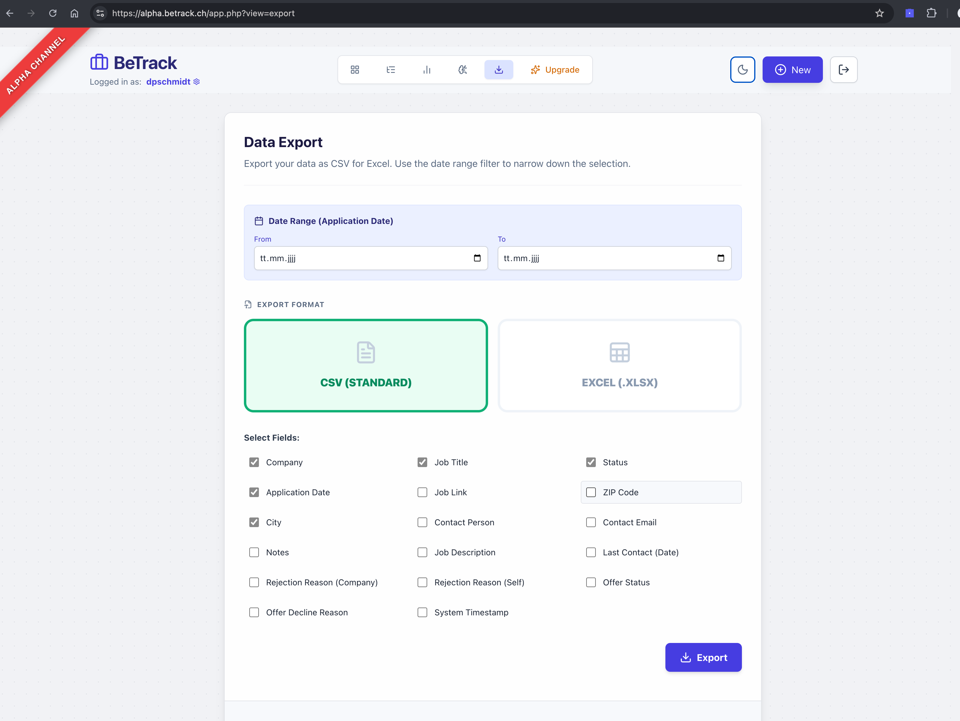BeTrack gallery image