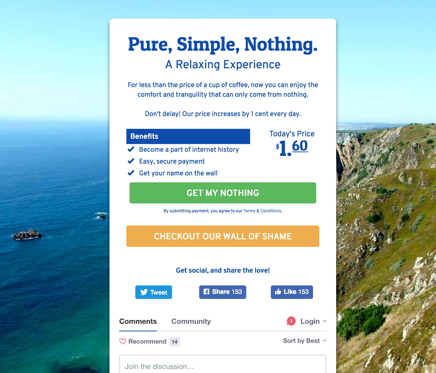 Pay for Nothing gallery image