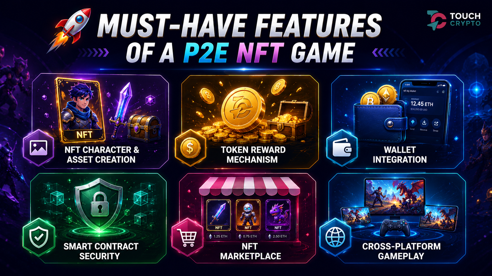 P2E NFT Game Development gallery image