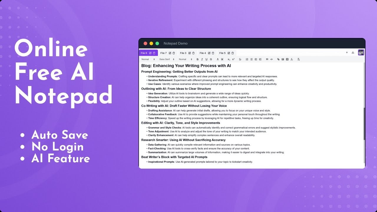 Free Online Notepad gallery image