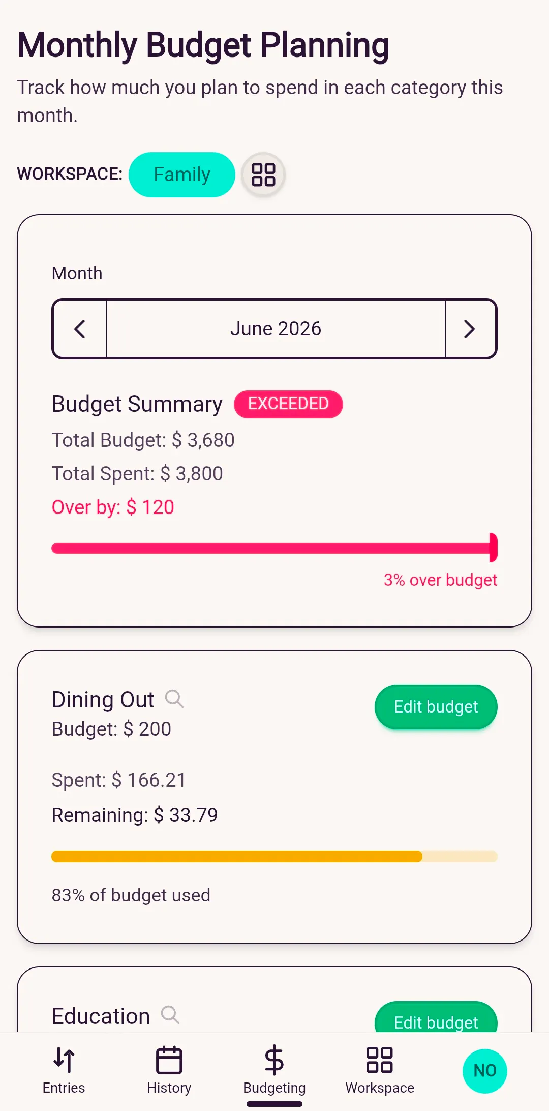 Zherani: Shared Money Manager gallery image