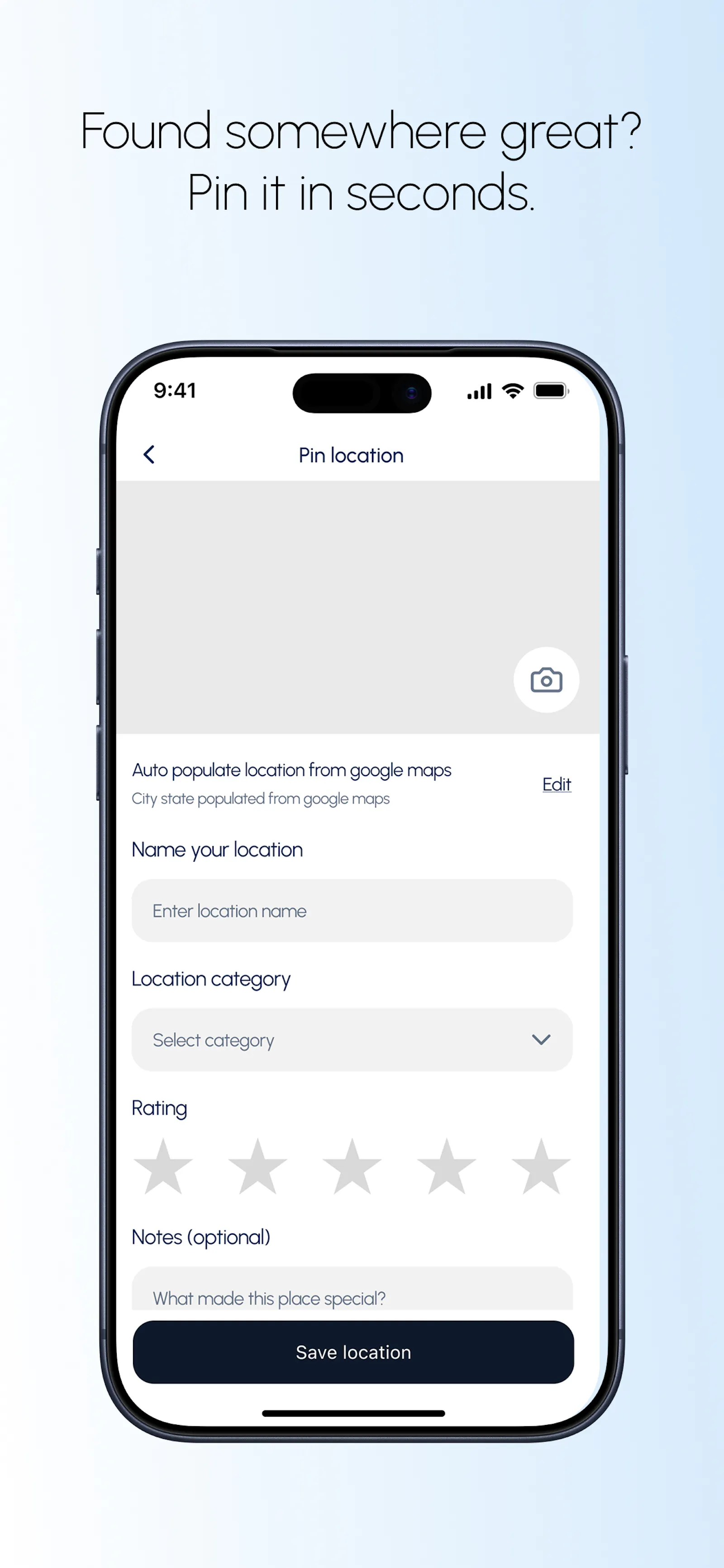 Pinit — Never lose a great spot again screenshot 3