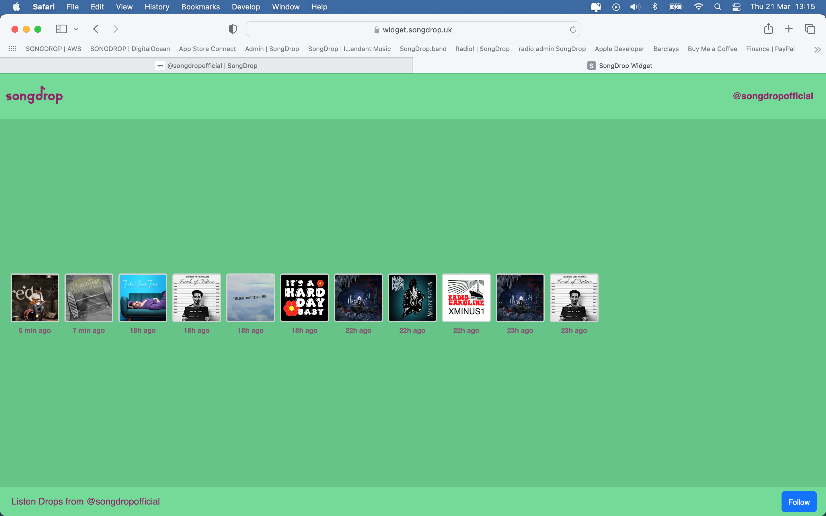 Widget Songdrop media 8