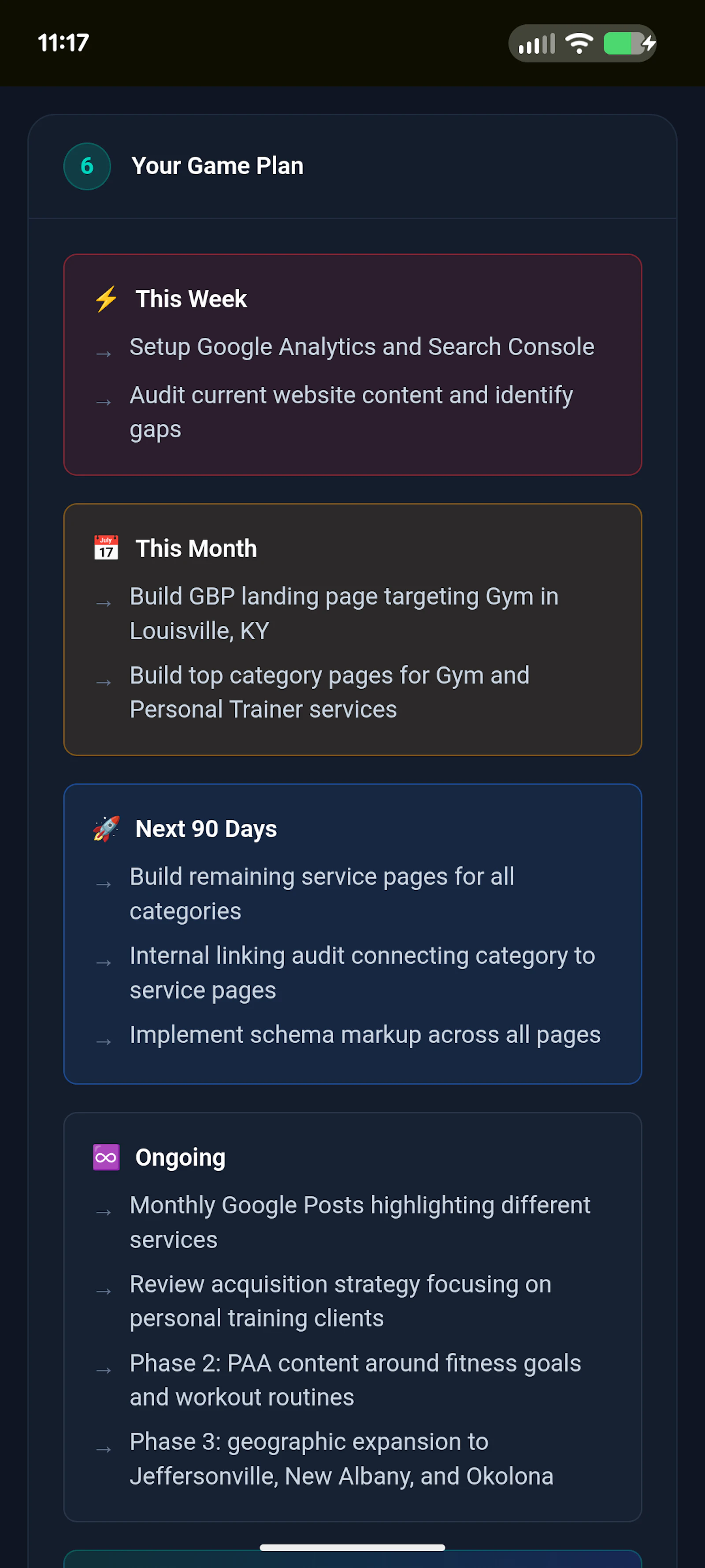 LocalGap — GBP Audit Tool screenshot 5