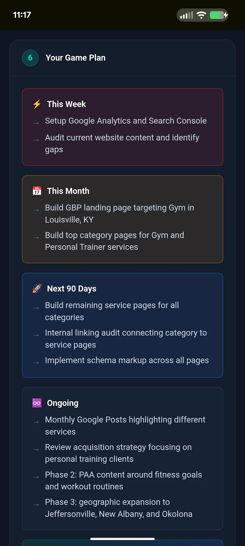 LocalGap — GBP Audit Tool screenshot 5