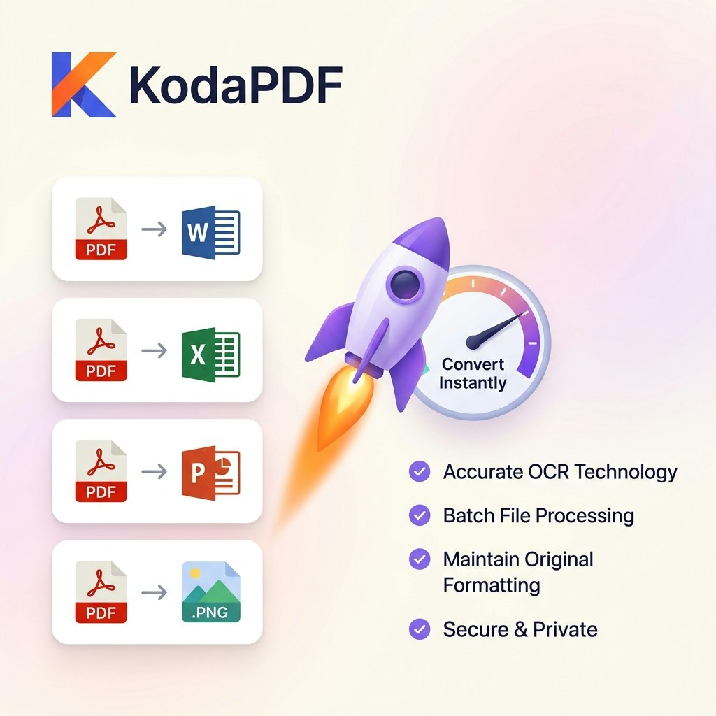 KodaPdf: AI-Powered PDF & Document Tools gallery image