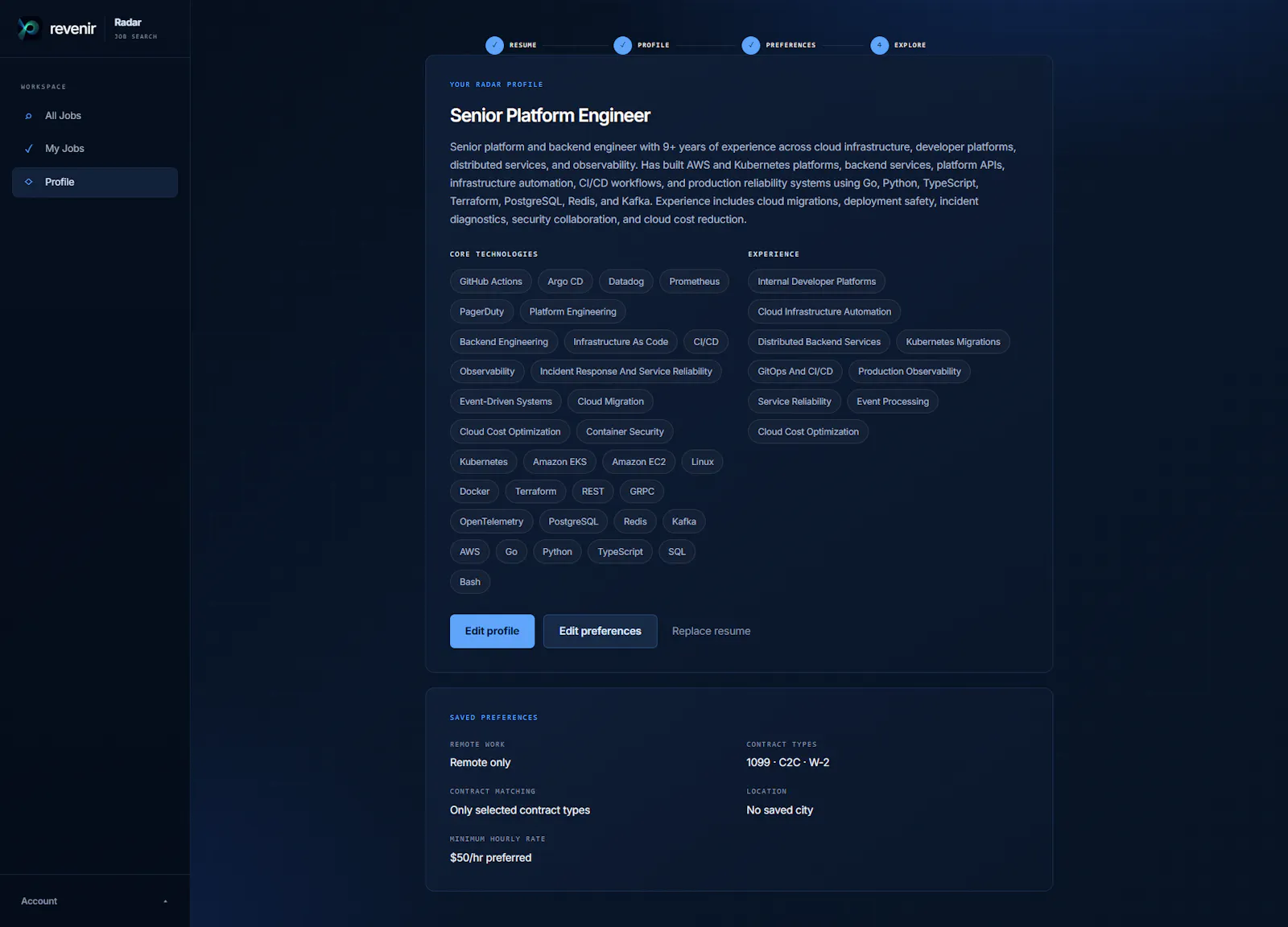 RadarJobs screenshot 2