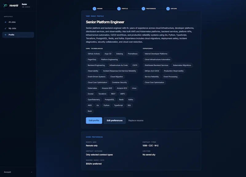 RadarJobs screenshot 2
