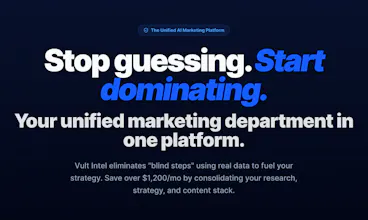 Vult Intel | Marketing Platform gallery image