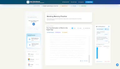 Daily Reading English Practice + Free AI gallery image