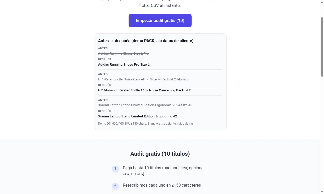 Feed Title Optimizer gallery image
