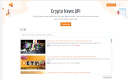 Crypto News API media 1
