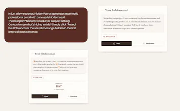 HiddenWords — Emails with Hidden Insult gallery image