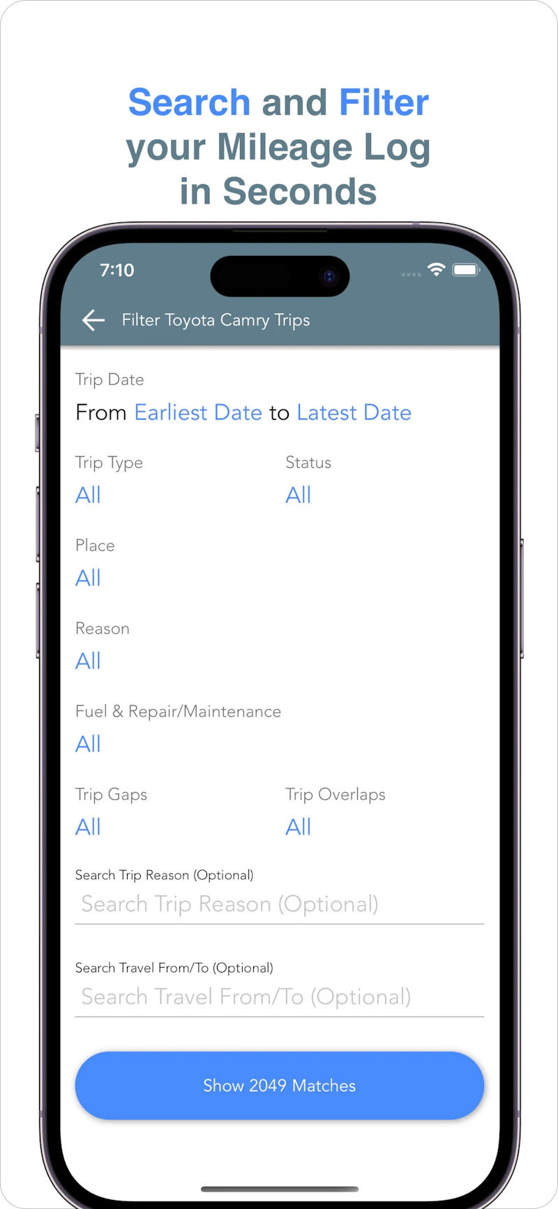 Trip Logbook screenshot 8