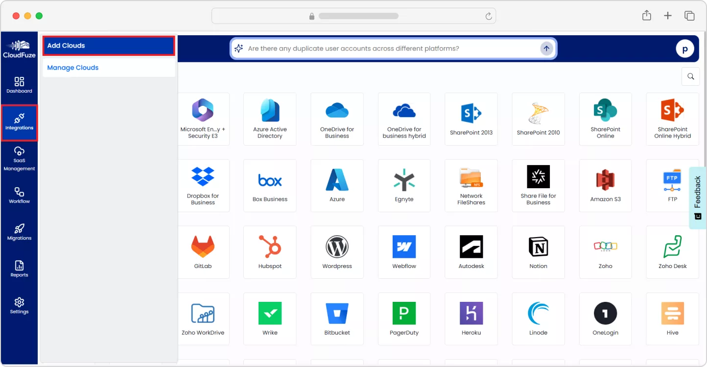 CloudFuze verwalten media 2