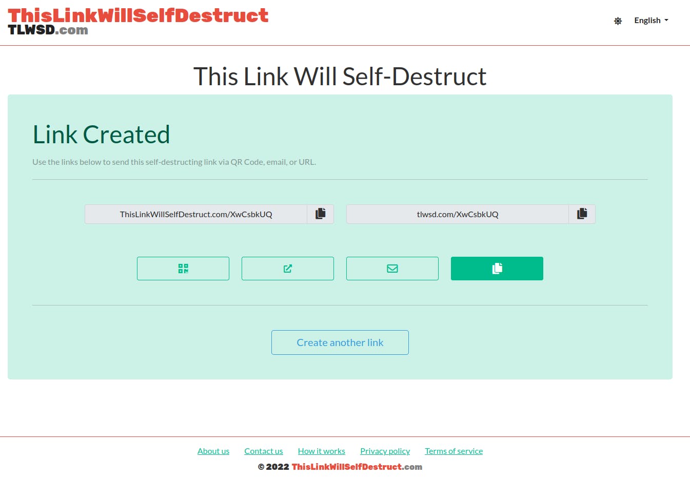 This Link Will Self-Destruct (TLWSD) media 3