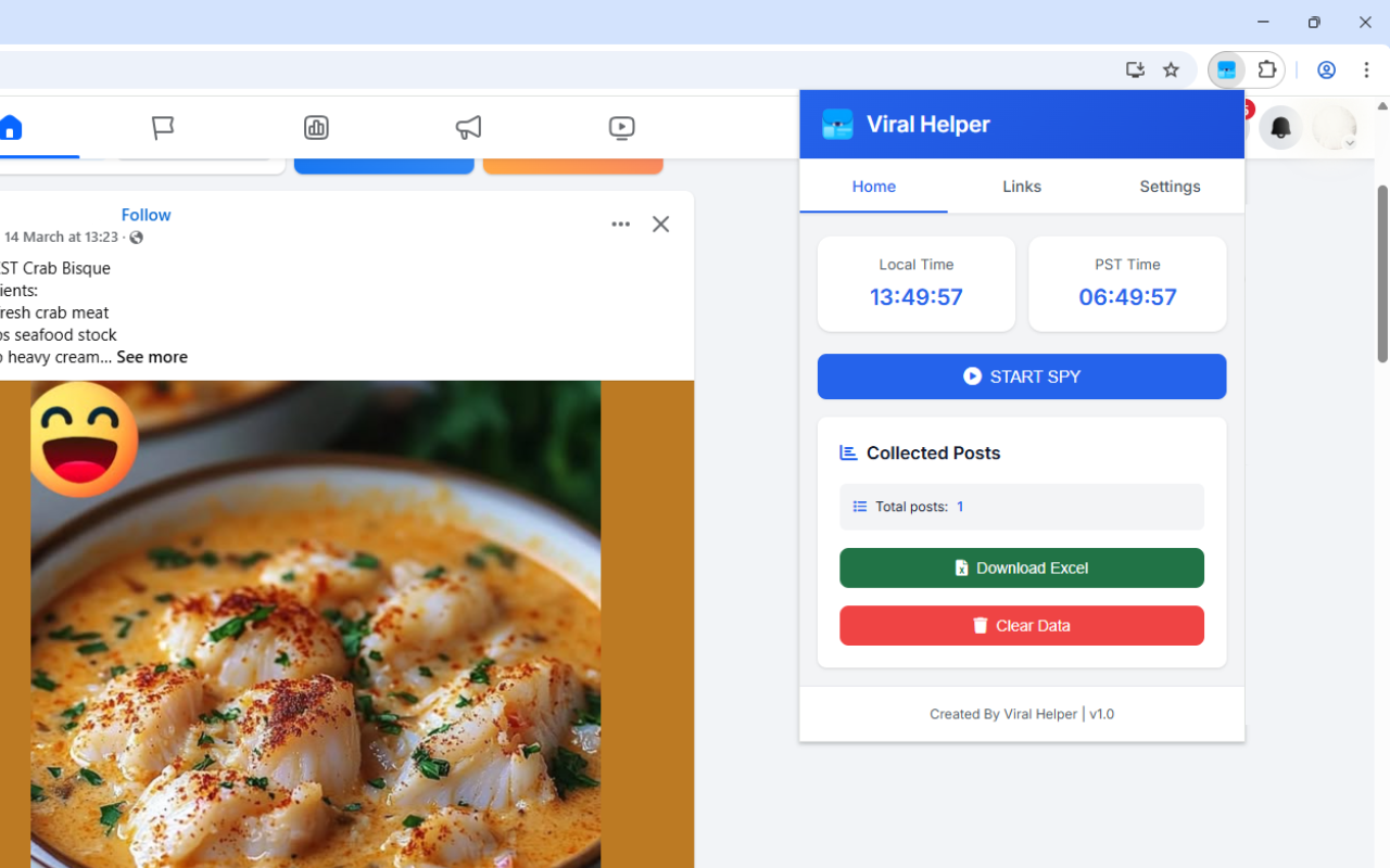 Virale helper - Virale post -verzamelaar media 3