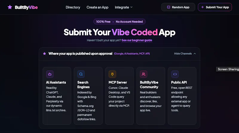 BuiltByVibe screenshot 3