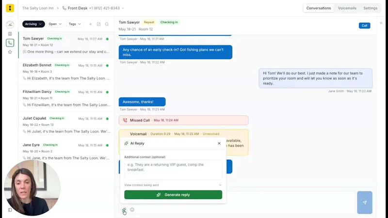 Hello Hotel — Modern Hotel Phone System screenshot 1 (video preview)