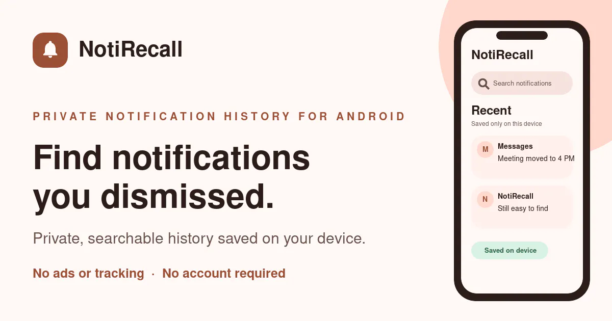 NotiRecall gallery image