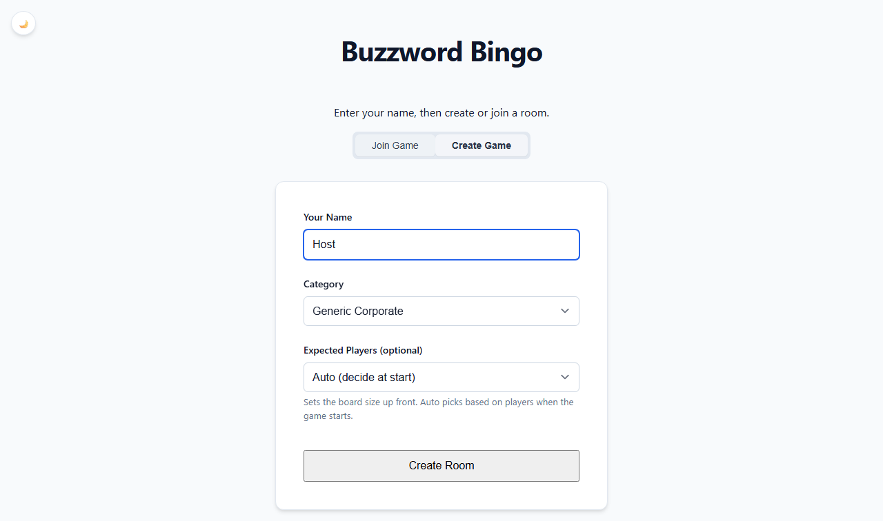 Buzzword Bingo - Screenshot 5 showing product features and functionality