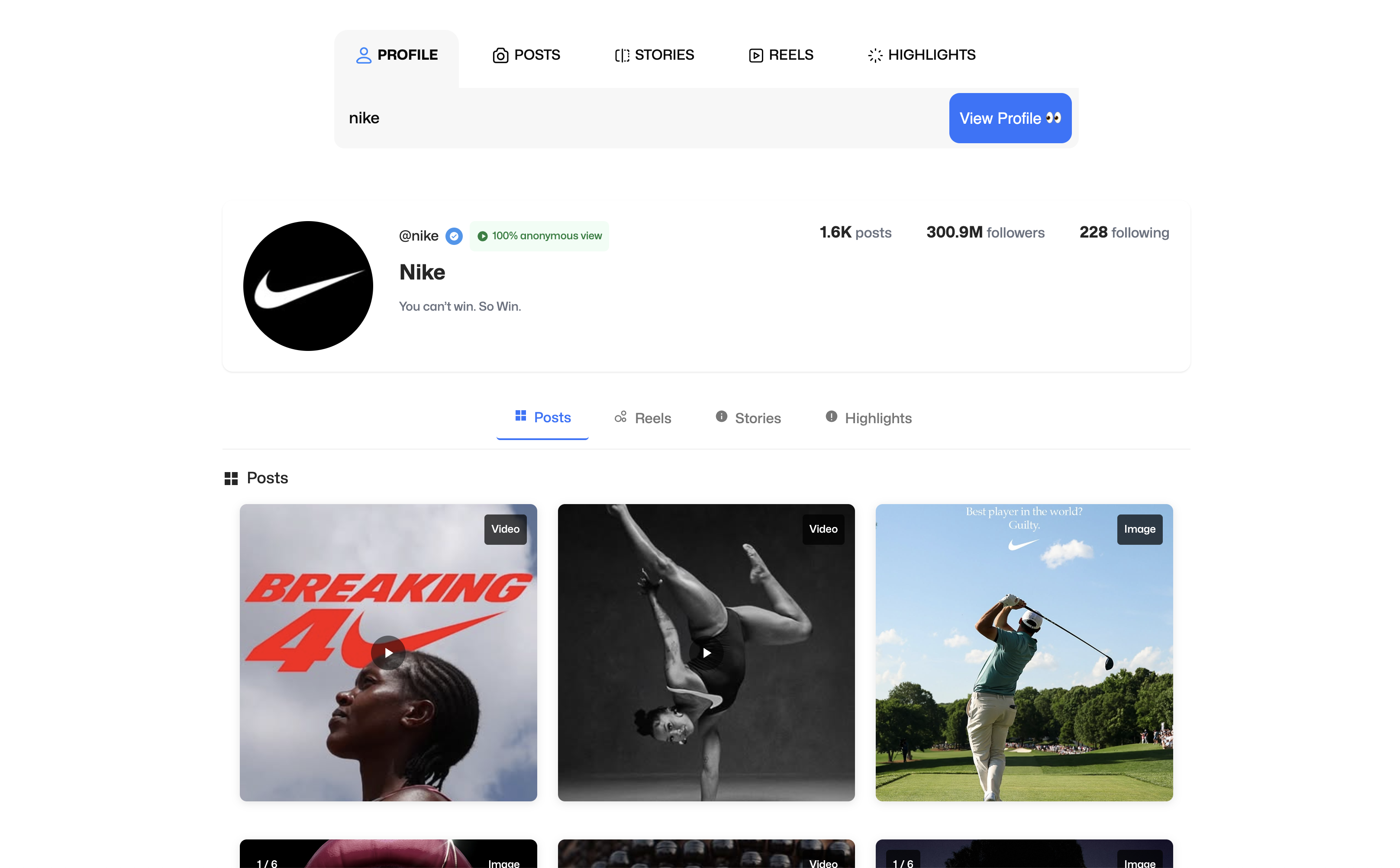Média Visionneuse Instagram anonyme - Afficher n'importe quel profil Instagram de manière anonyme 6