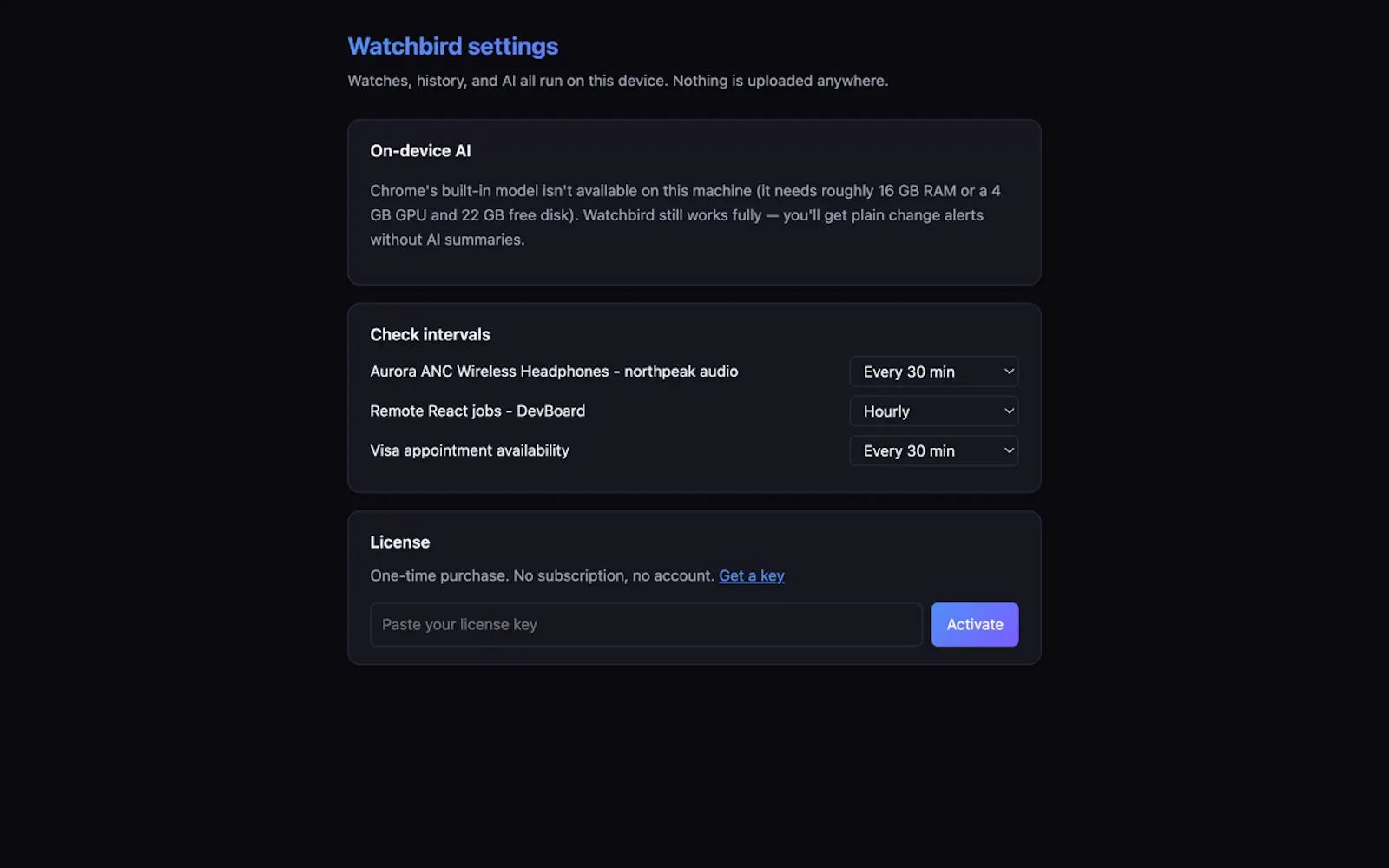 Watchbird screenshot 4