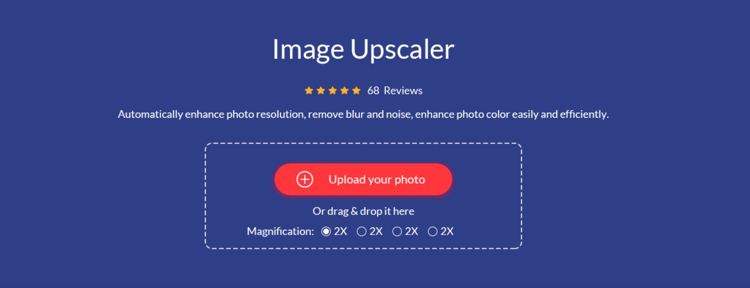 Anymp4 Free Image Upscaler online - Kostenloses Bild Upscaler online Medien 1
