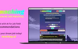 maching.ai - AI-Powered Job Matching media 2