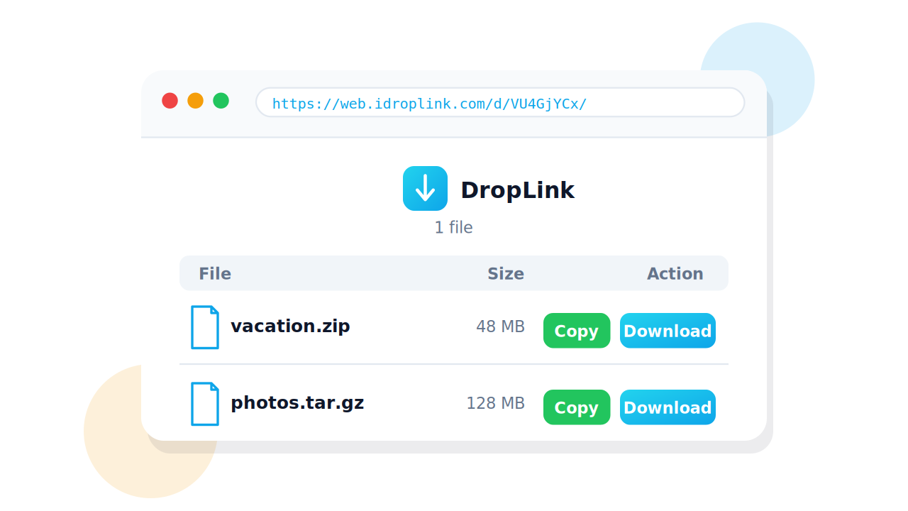 DropLink gallery image