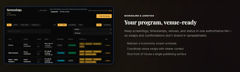 FestivalOps screenshot 5