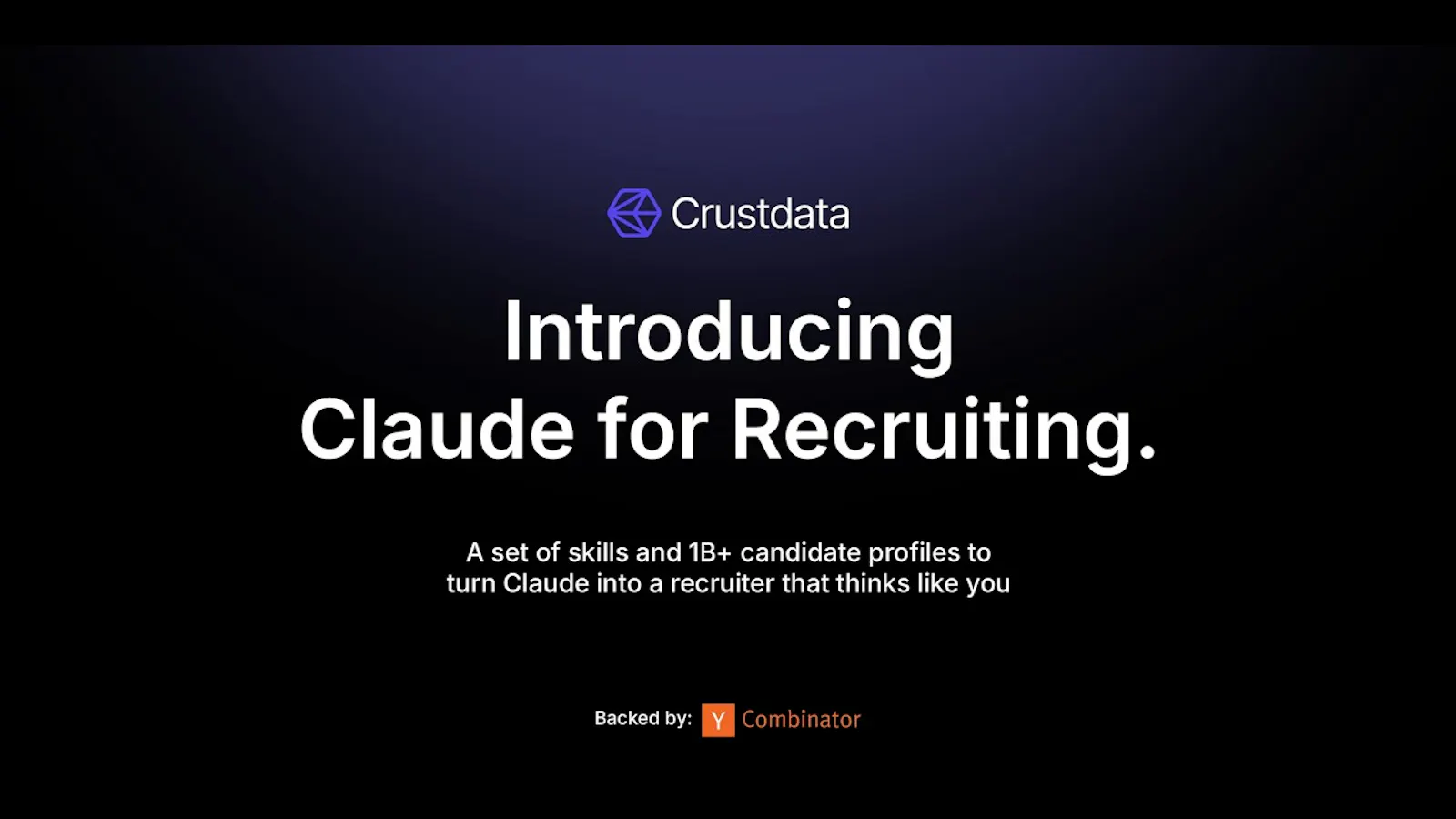 Crustdata Recruiter screenshot 1 (video preview)