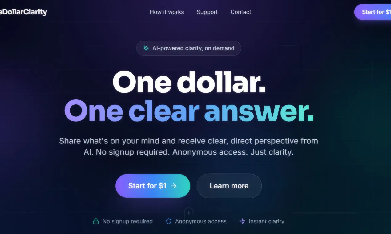 One Dollar Clarity gallery image