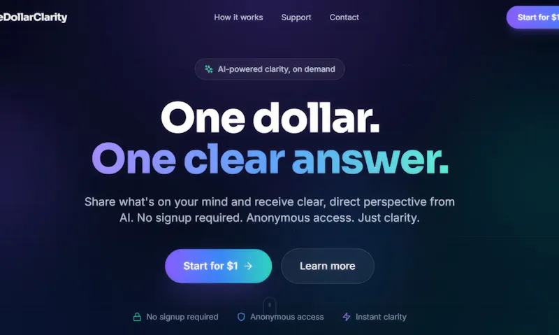 One Dollar Clarity screenshot 1