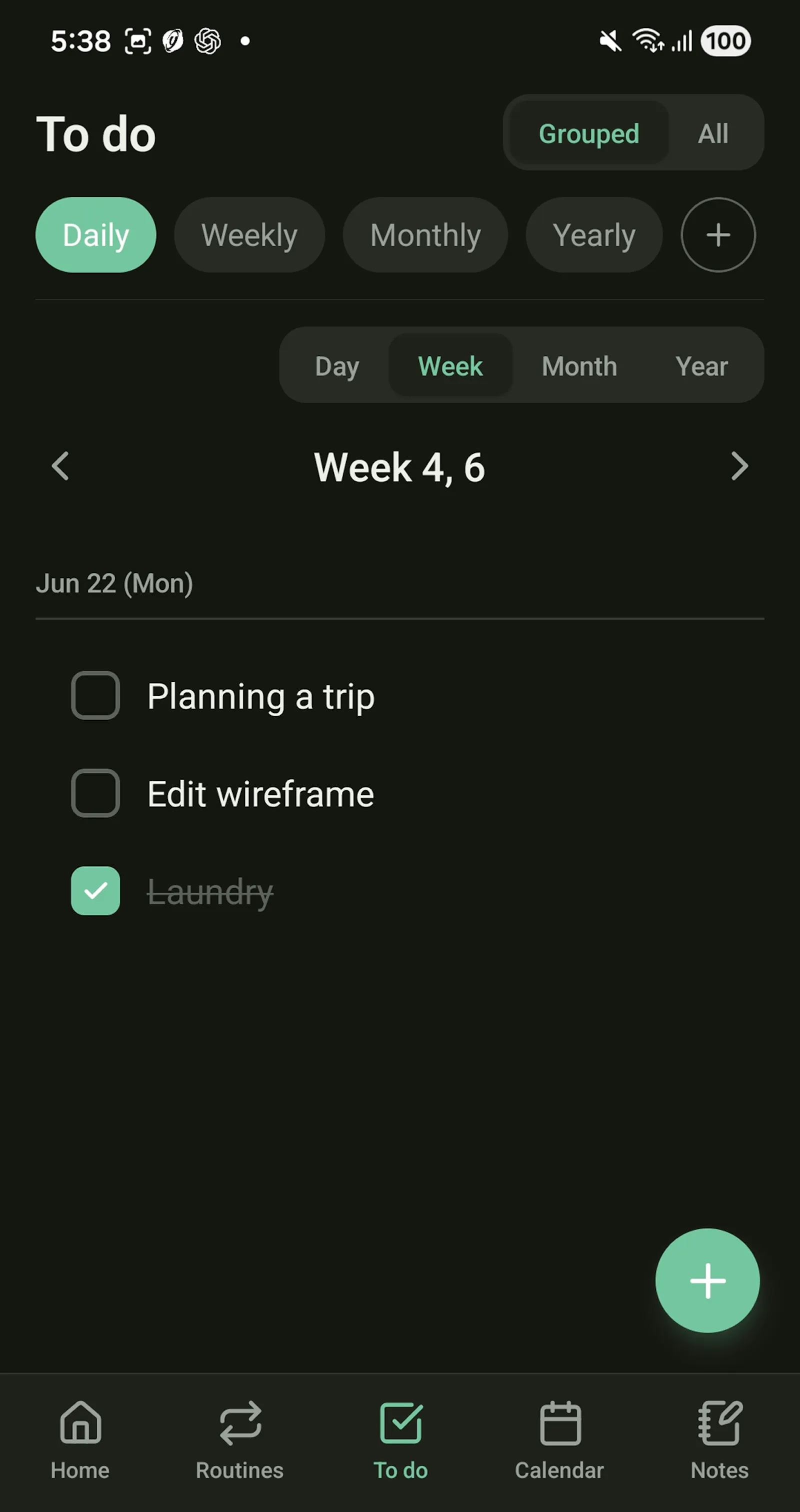 Dailytine - Routine, To do, Memo screenshot 6