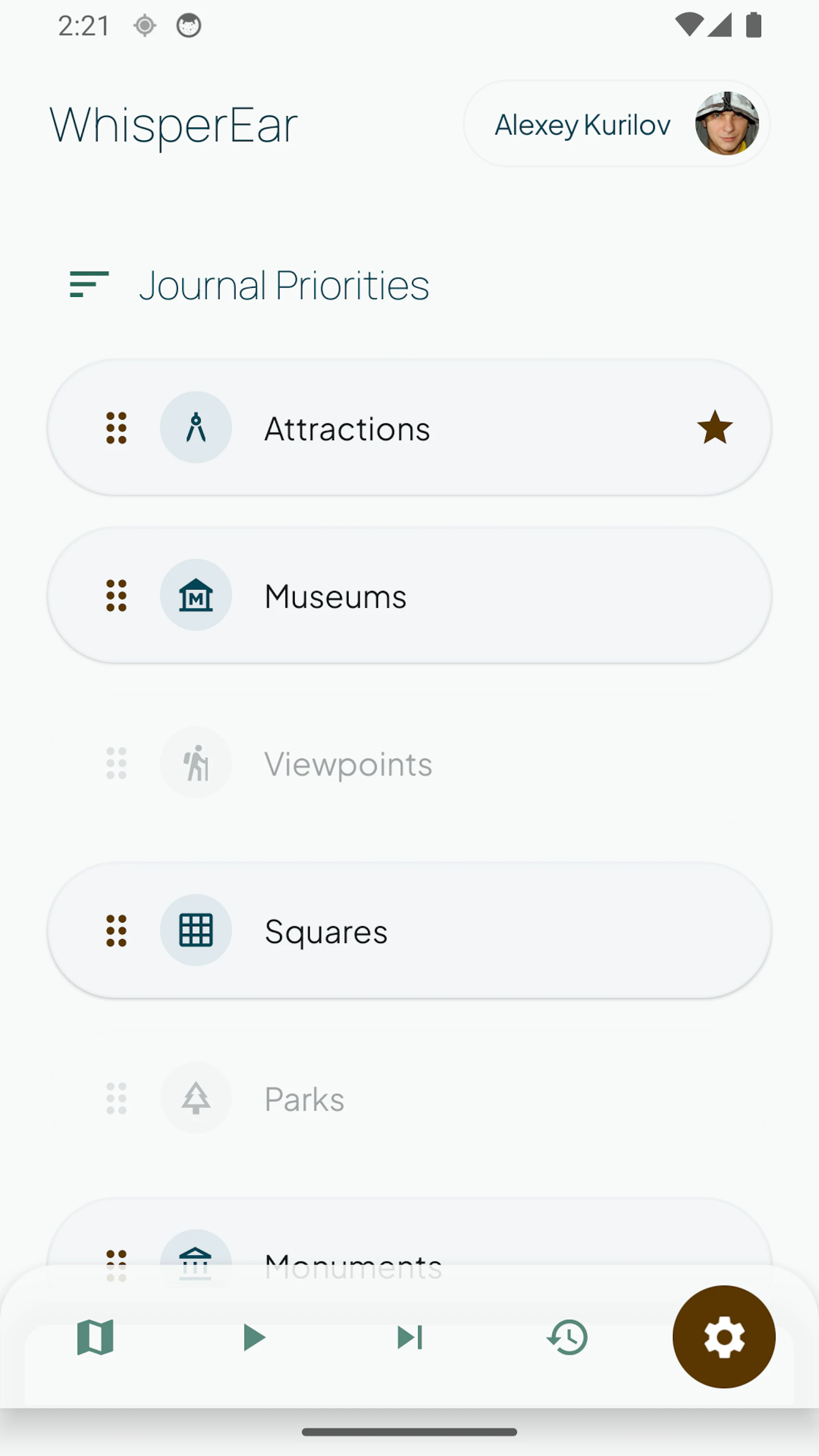 WhisperEar — Personal audio guide screenshot 3