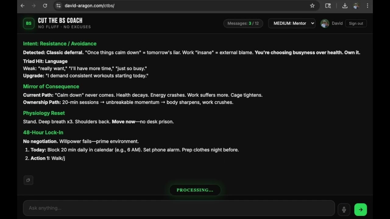 Cut the BS Coach gallery image