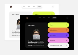 NoirFolio PortFolio Template gallery image