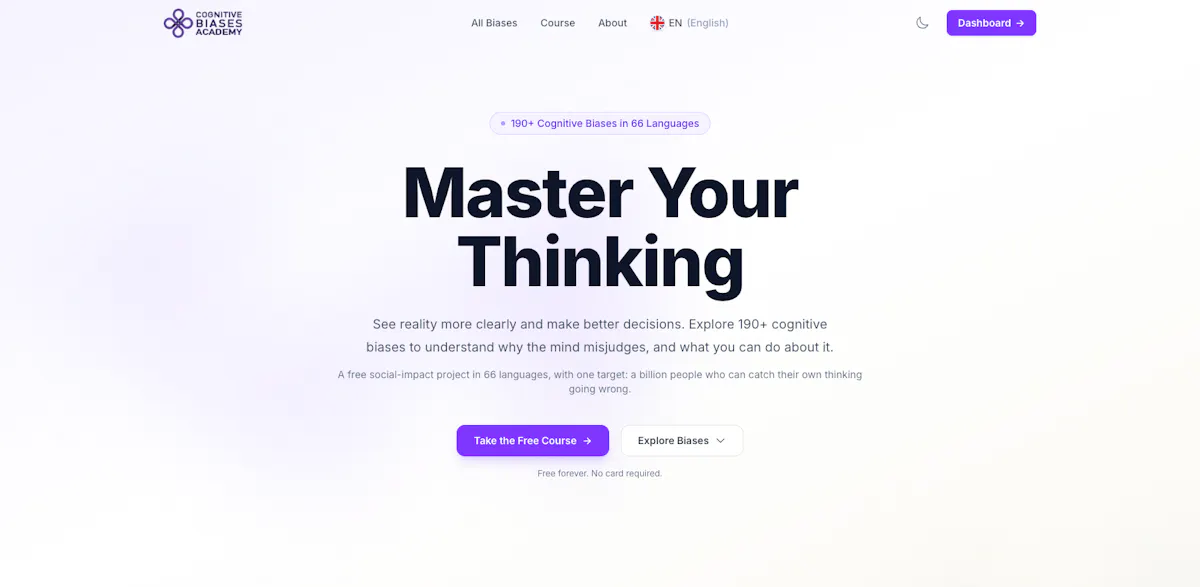 Cognitive Biases Academy