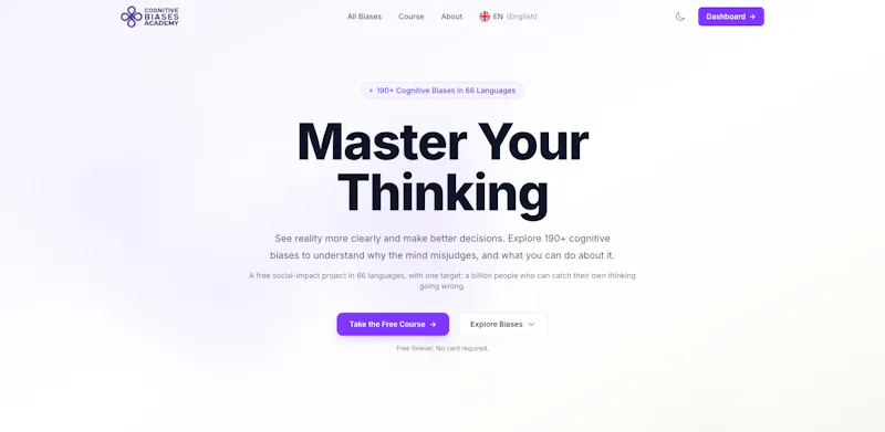 Cognitive Biases Academy screenshot 1